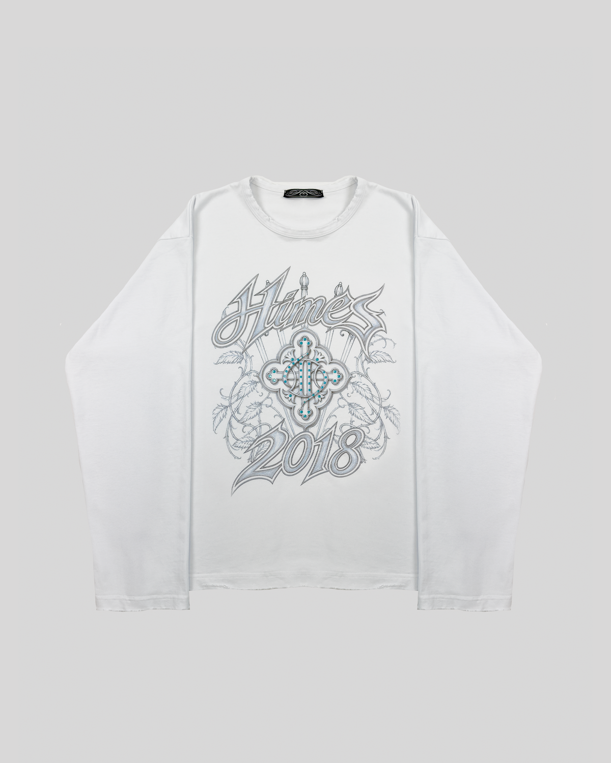 2018 – longsleeve con strass HIMES
