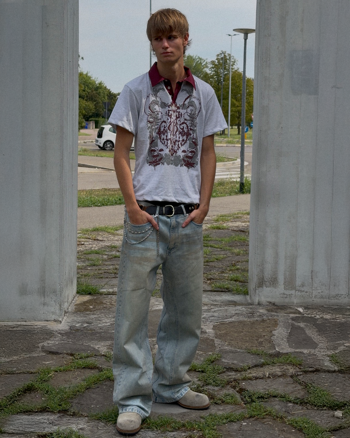 DESERT – jeans in denim HIMES, foto 3