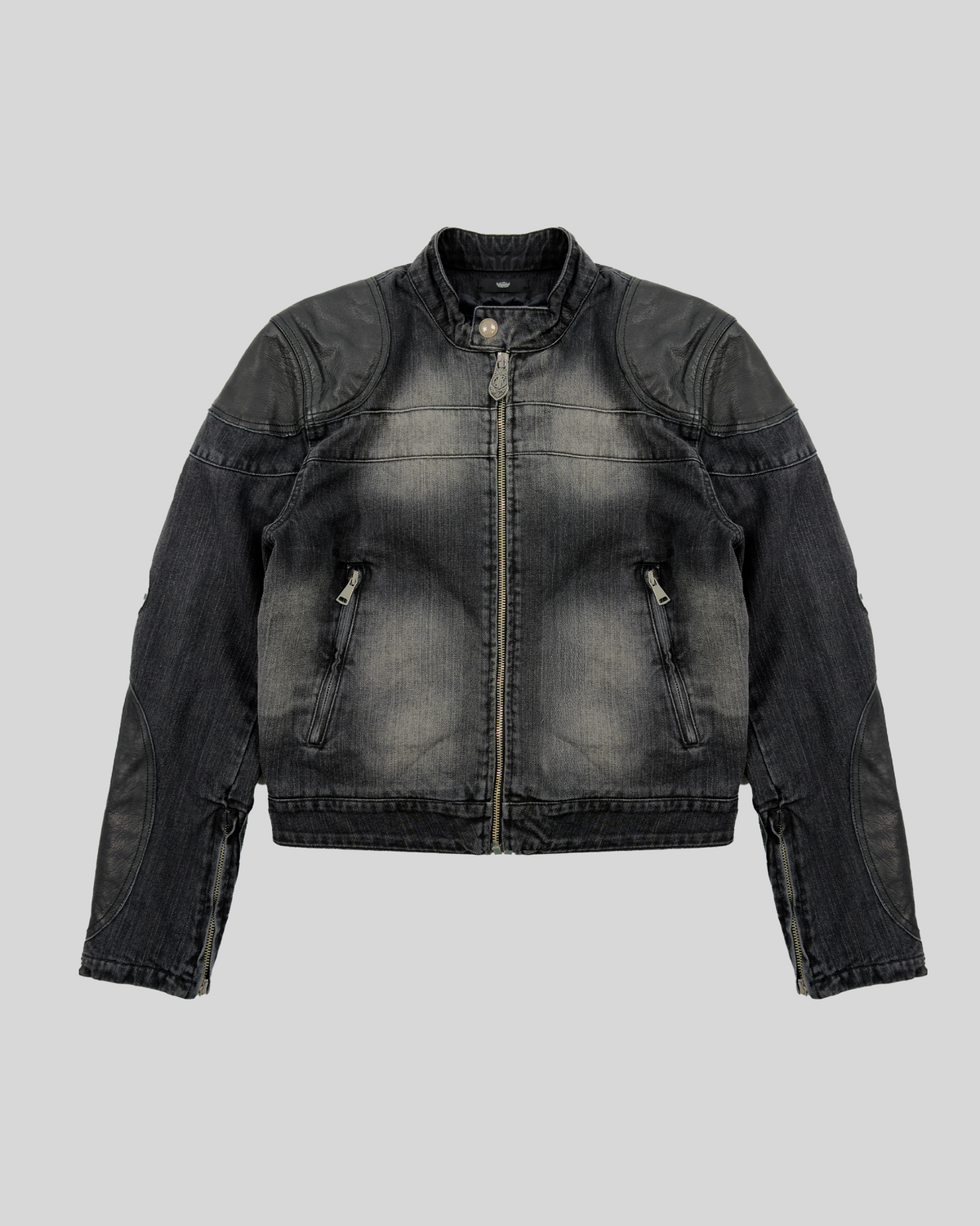 UNDEFEATED – giacca in denim e pelle HIMES