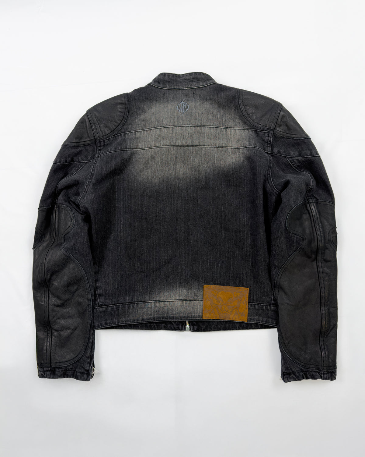 UNDEFEATED – giacca in denim e pelle HIMES, foto 6